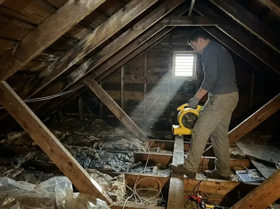 attic-water-damage-drying-proc-007 — frequently asked questions, Emergency Water Extraction & 24/7 Flood Response in Leander…